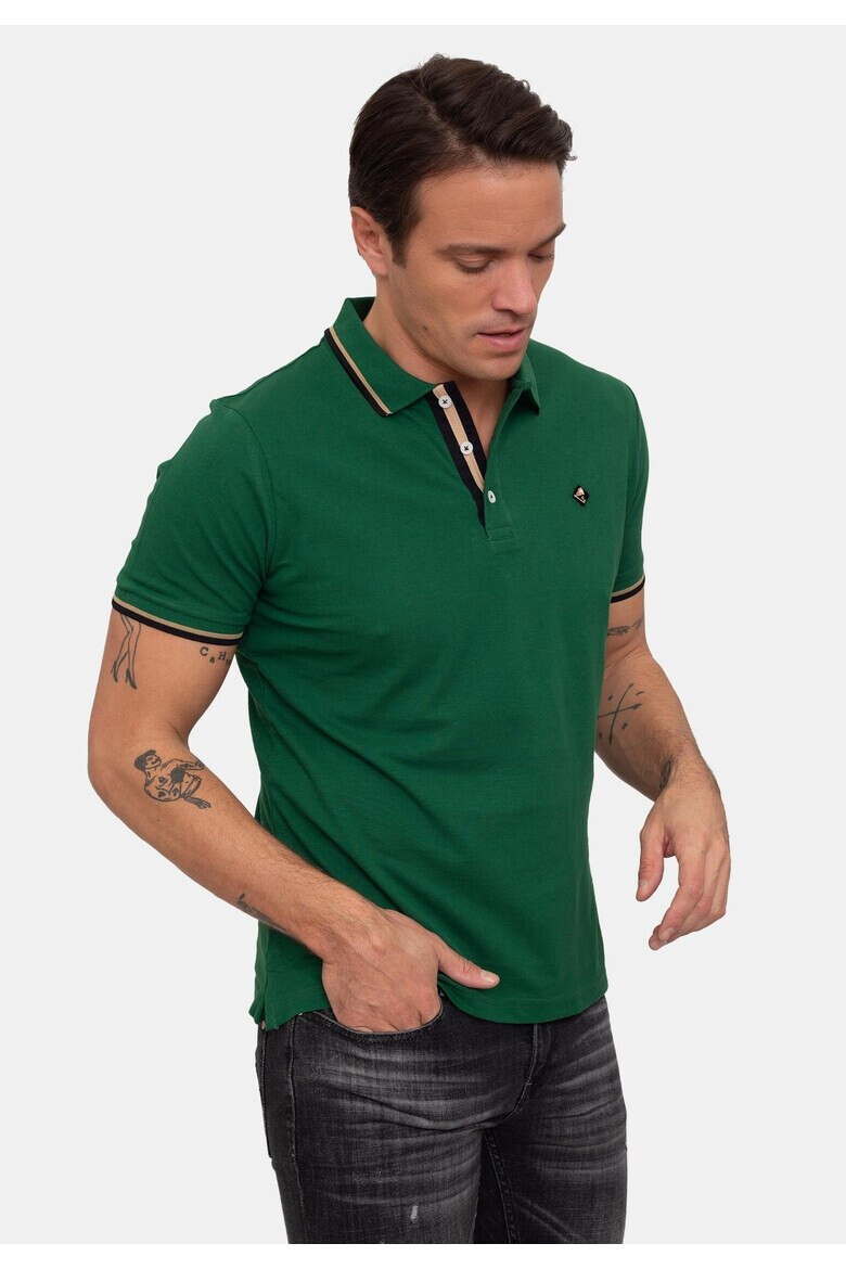 Sir Raymond Tailor Tricou polo cu fenta cu nasturi 17729 - Pled.ro