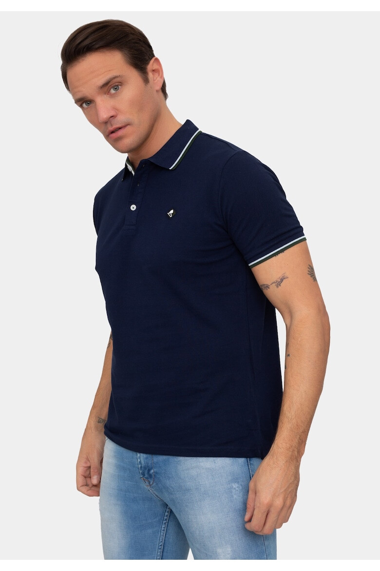 Sir Raymond Tailor Tricou polo cu fenta cu nasturi 17729 - Pled.ro