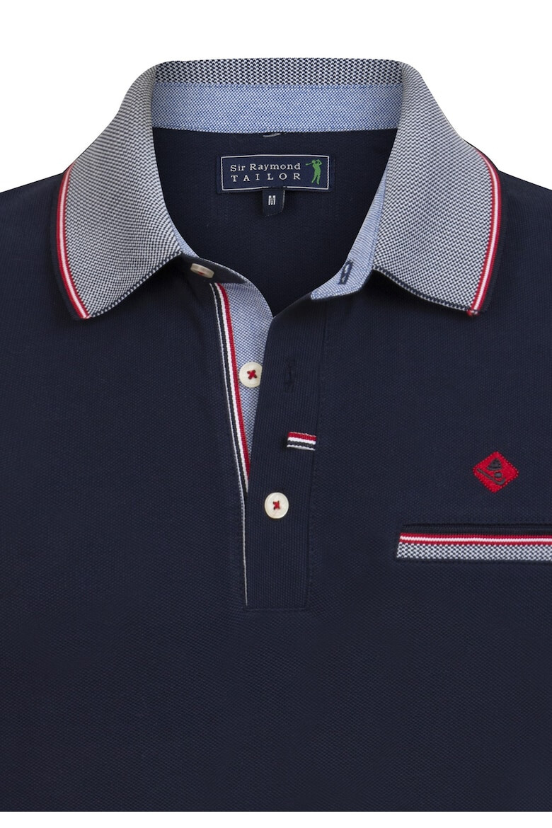 Sir Raymond Tailor Tricou polo din material pique cu logo discret - Pled.ro