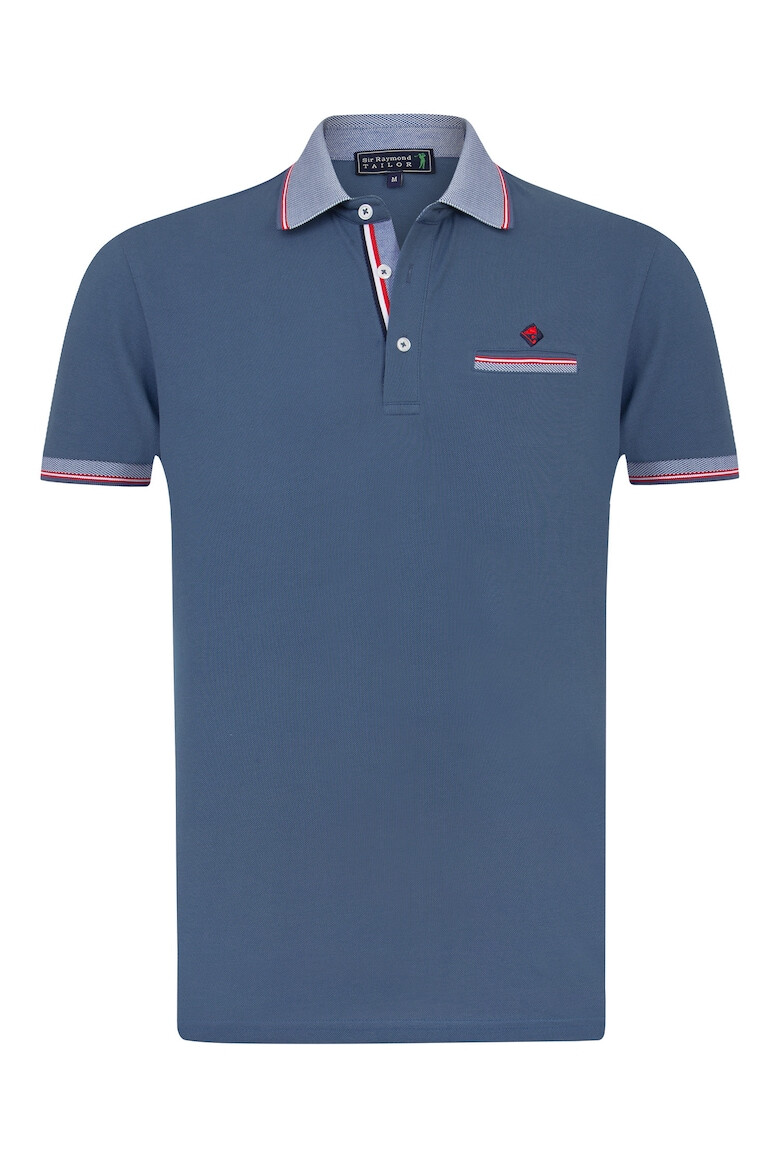 Sir Raymond Tailor Tricou polo din material pique cu logo discret - Pled.ro