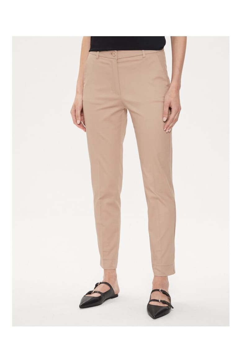 Sisley Pantaloni dama 210617 Bej Bumbac - Pled.ro