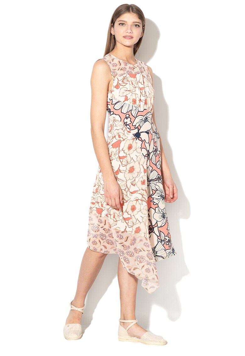 Sisley Rochie cu croiala in A si imprimeu floral - Pled.ro