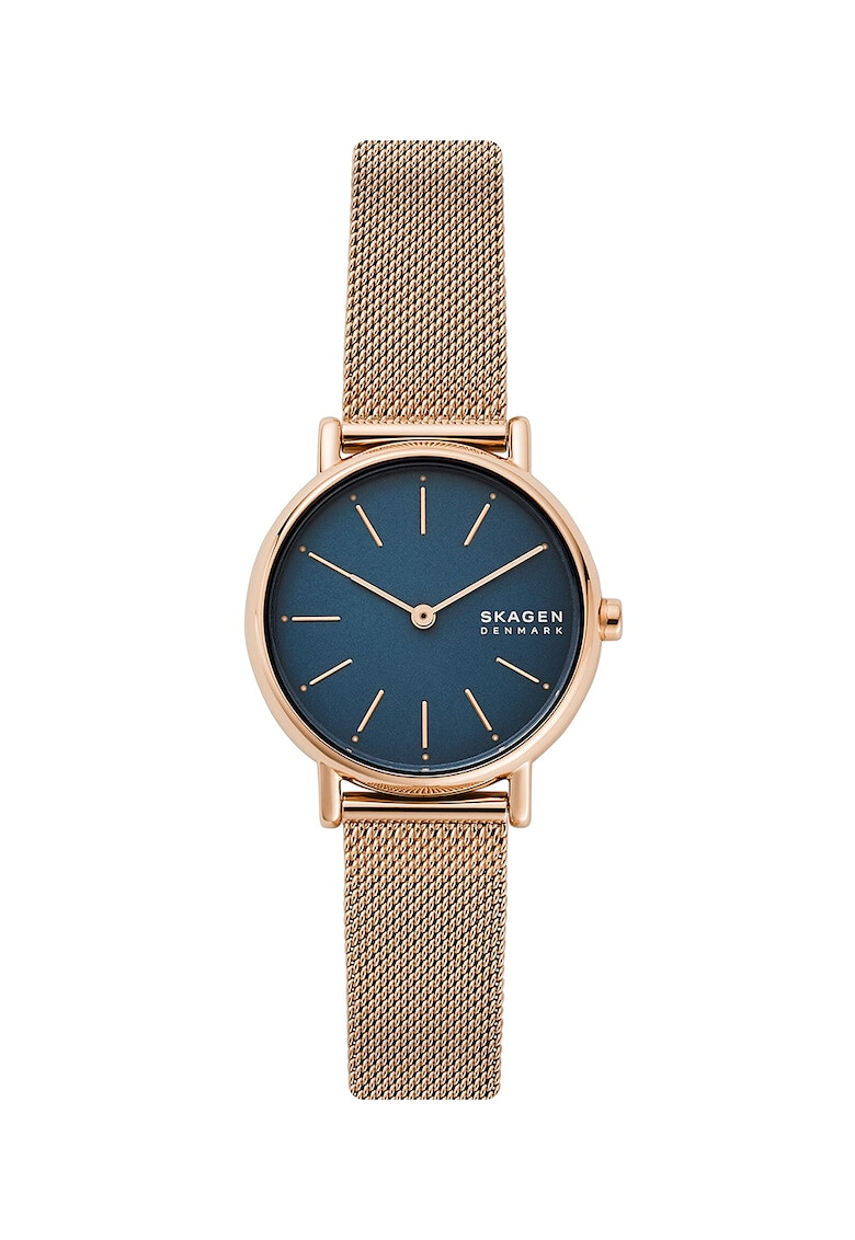 Skagen Ceas cu bratara cu model plasa Signatur - Pled.ro