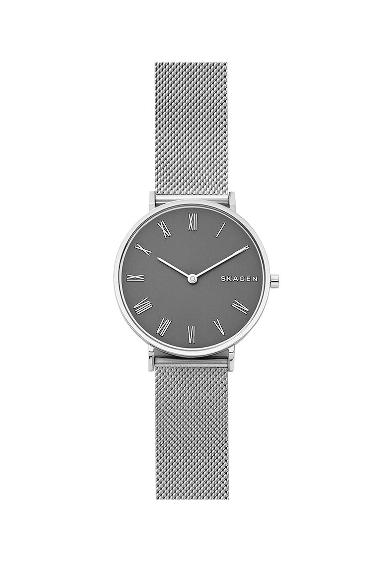 Skagen Ceas cu doua indicatoare si bratara cu model plasa Hald - Pled.ro