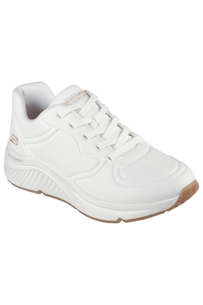 Skechers Bobs Arch Comfort B Sweet - A BIND Pantofi sport albi cu șireturi pentru femei 117560-WHT - Pled.ro