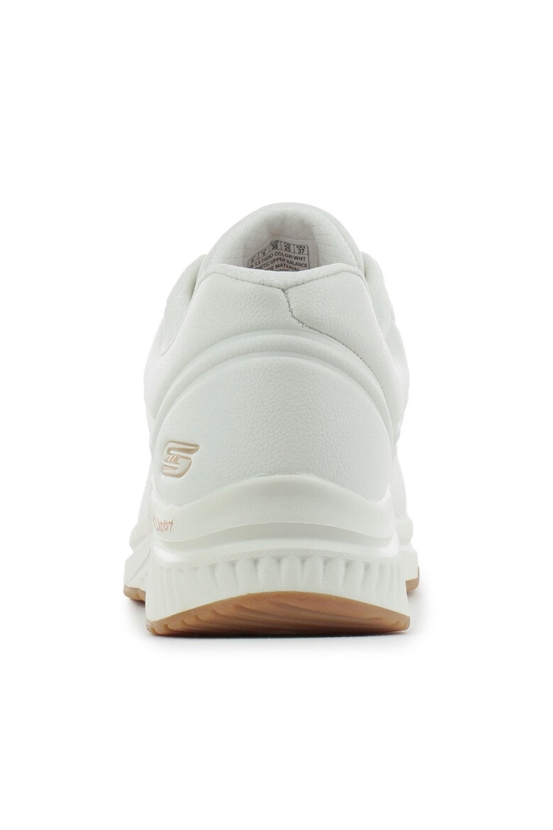 Skechers Bobs Arch Comfort B Sweet - A BIND Pantofi sport albi cu șireturi pentru femei 117560-WHT - Pled.ro