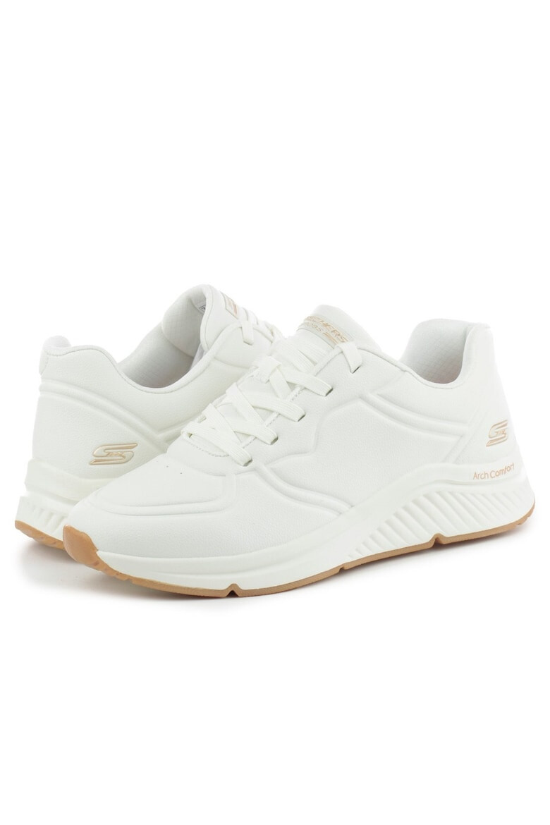 Skechers Bobs Arch Comfort B Sweet - A BIND Pantofi sport albi cu șireturi pentru femei 117560-WHT - Pled.ro