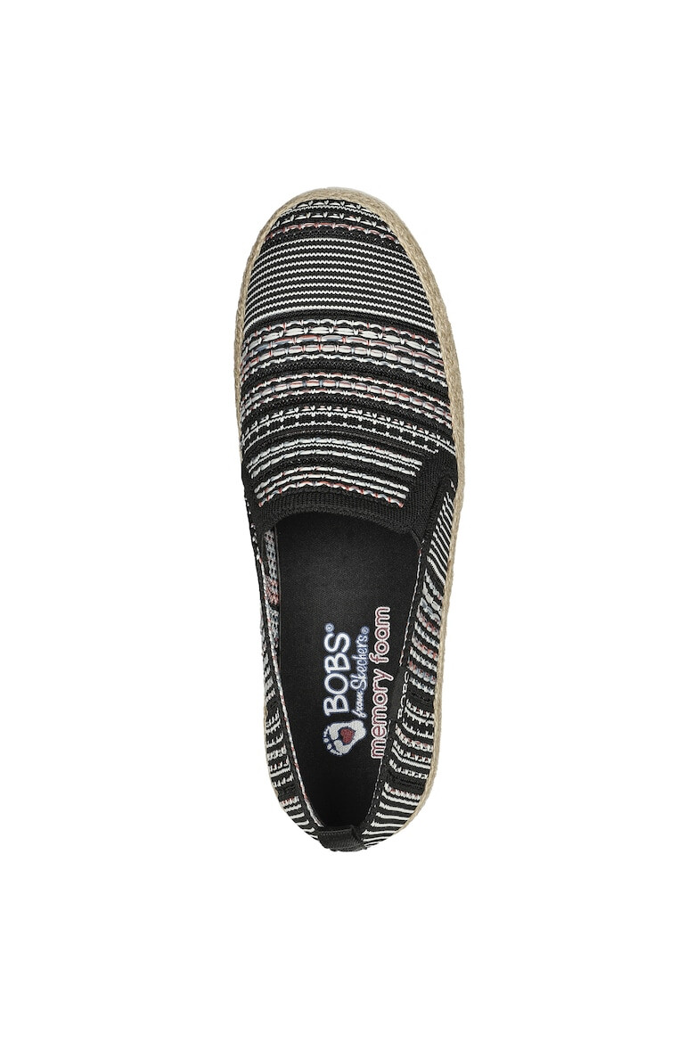 Skechers Espadrile dama FLEXPADRILLE 3.0 ISLAND MUSE 113982 BLACK/MULTICOLOR - Pled.ro