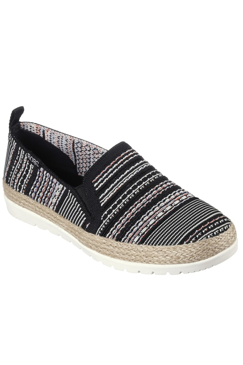 Skechers Espadrile dama FLEXPADRILLE 3.0 ISLAND MUSE 113982 BLACK/MULTICOLOR - Pled.ro