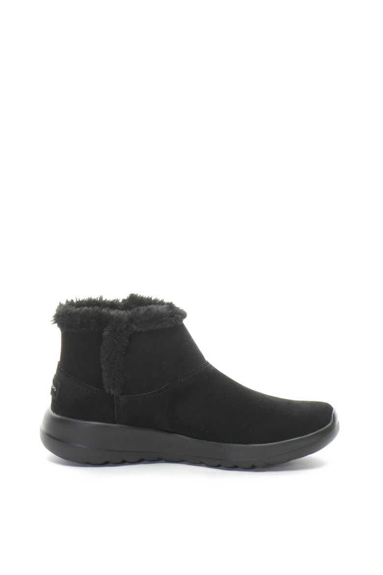 Skechers Ghete cu blana femei ON-THE-GO JOY -Bundle up negru - Pled.ro