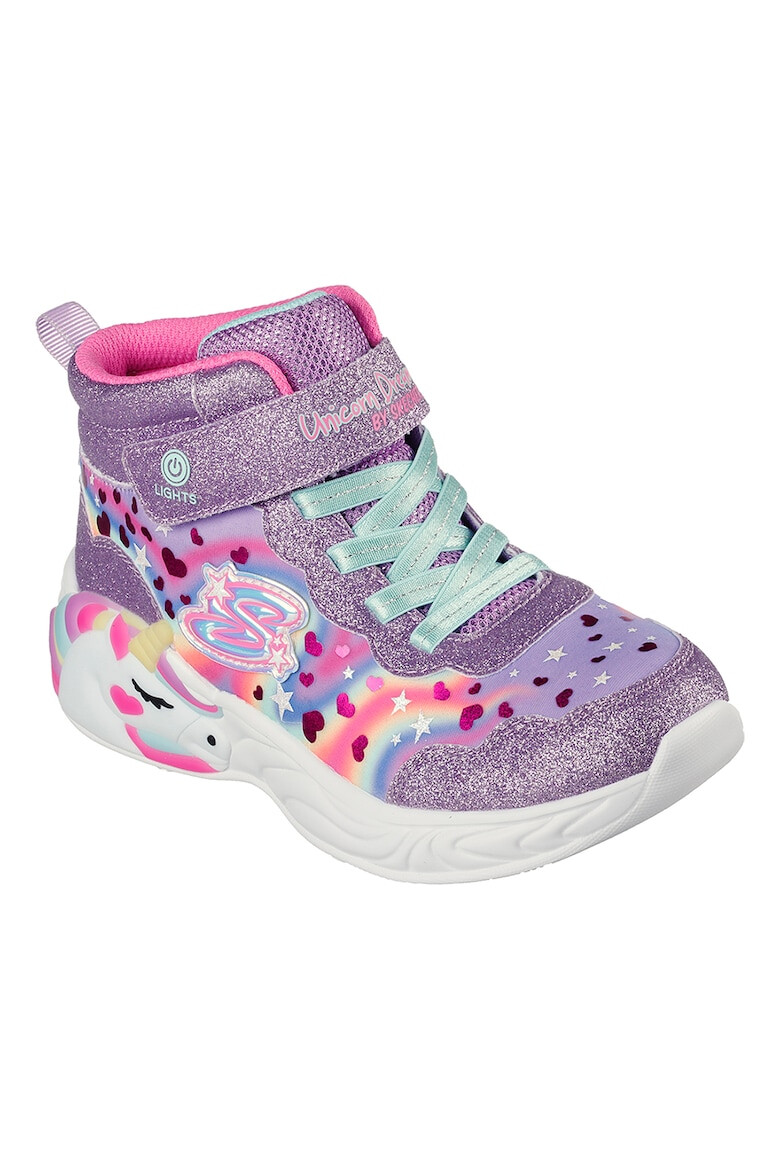 Skechers Ghete cu LED-uri Unicord Dreams-Magic - Pled.ro