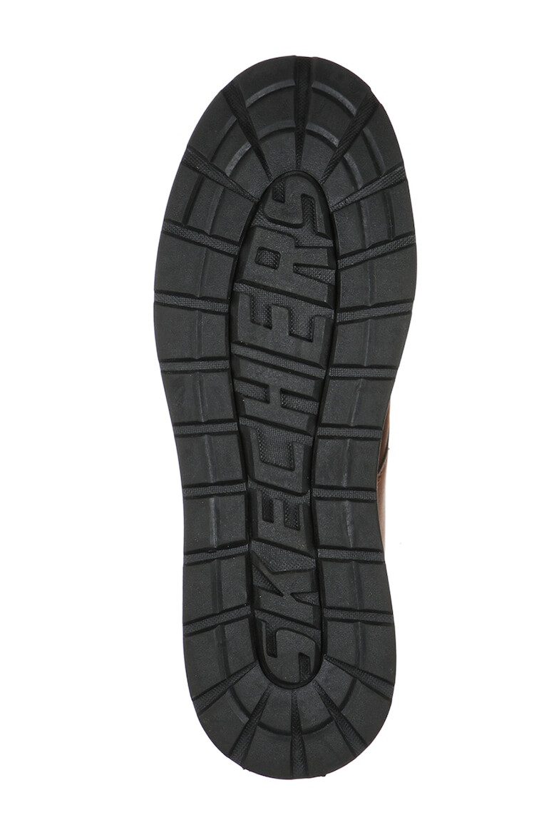 Skechers Ghete de piele cu insertii de piele ecologica Evenston-Renli - Pled.ro