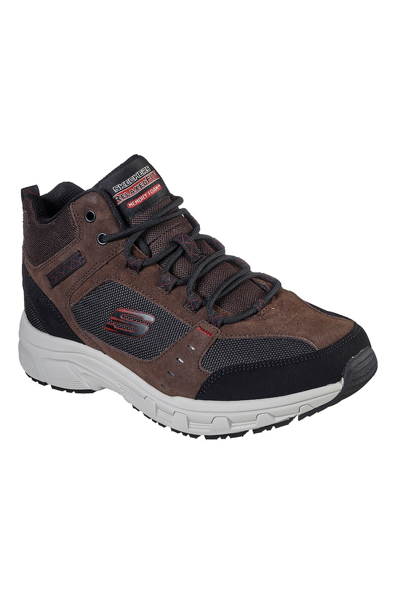 Skechers Ghete din material textil si piele intoarsa Oak Canyo Ironhide - Pled.ro