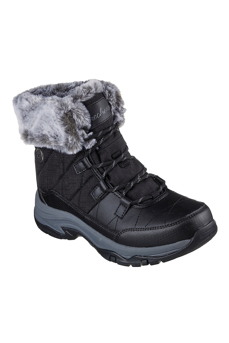 Skechers Ghete din piele ecologica Trego - Winter Feelings - Pled.ro