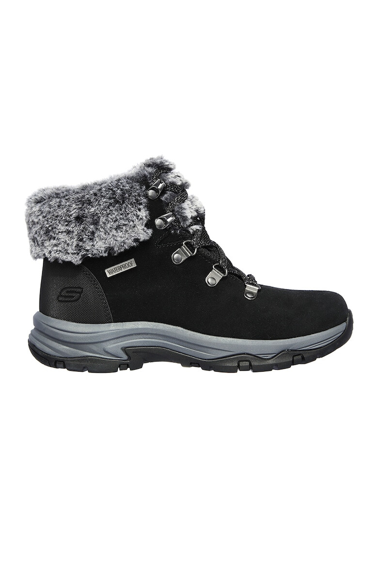 Skechers Ghete relaxed fit impermeabile din piele intoarsaTrego Falls Finest - Pled.ro