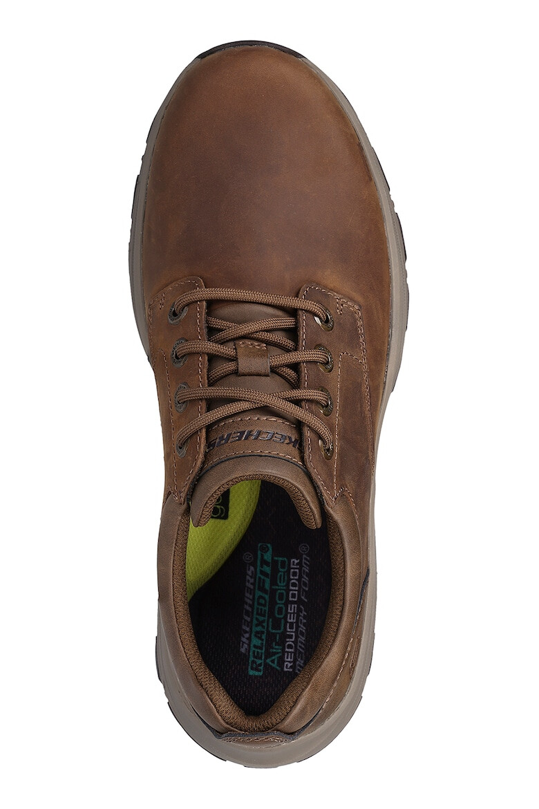 Skechers Pantofi casual de piele si piele ecologica cu detalii logo Knowlson - Leland - Pled.ro