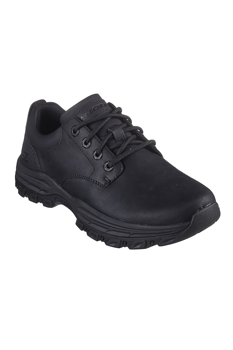 Skechers Pantofi casual de piele si piele ecologica cu detalii logo Knowlson - Leland - Pled.ro