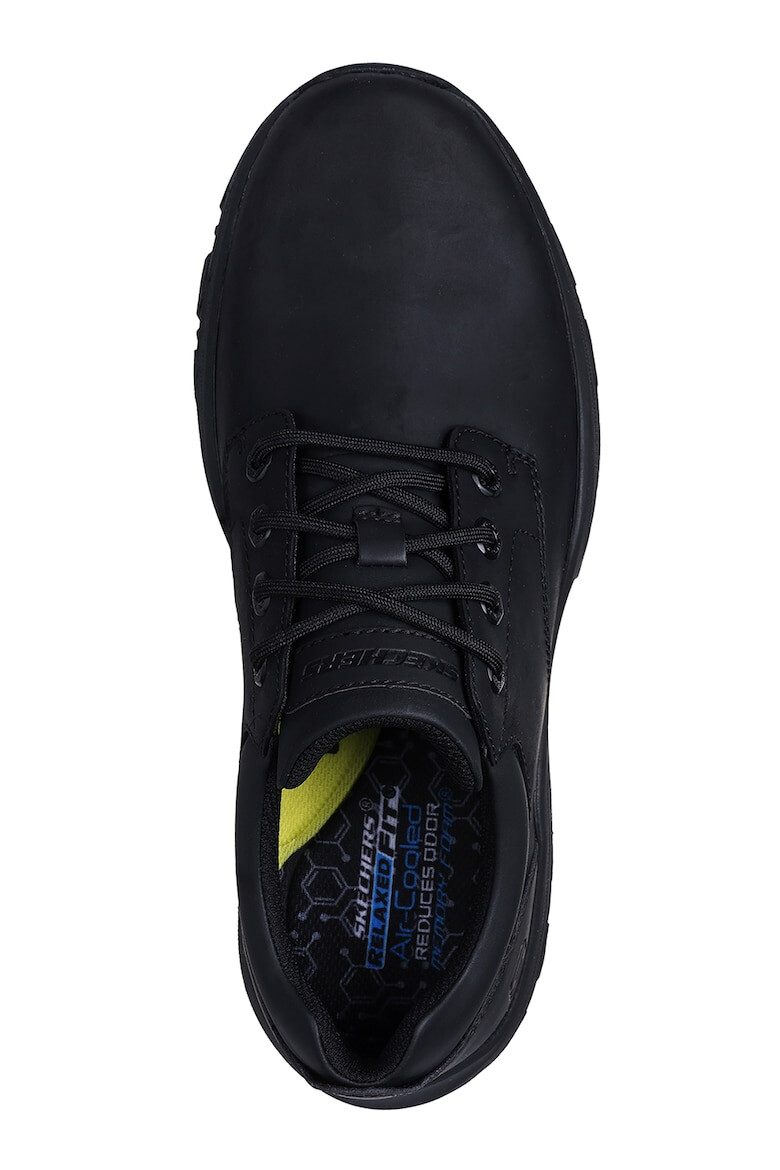 Skechers Pantofi casual de piele si piele ecologica cu detalii logo Knowlson - Leland - Pled.ro