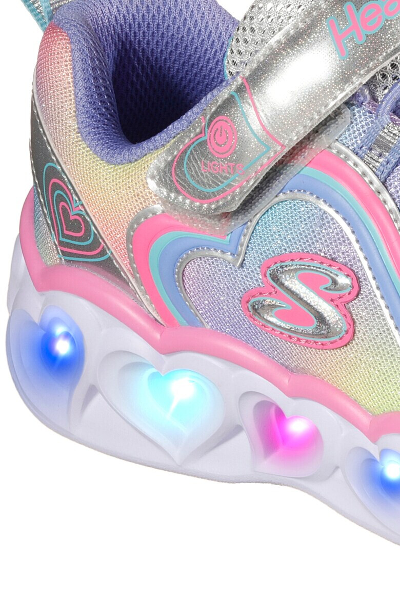 Skechers Pantofi copii cu sistem de lumini Heart Lights - Rainbow Lux - Pled.ro