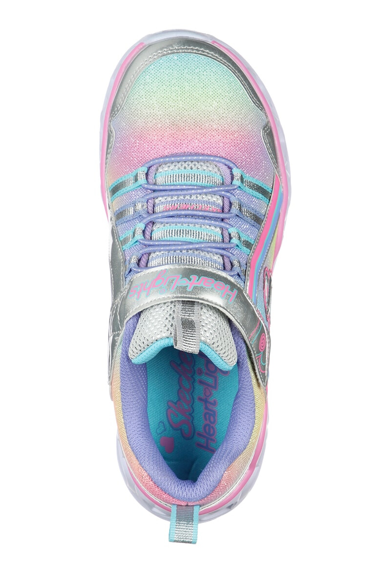 Skechers Pantofi copii cu sistem de lumini Heart Lights - Rainbow Lux - Pled.ro