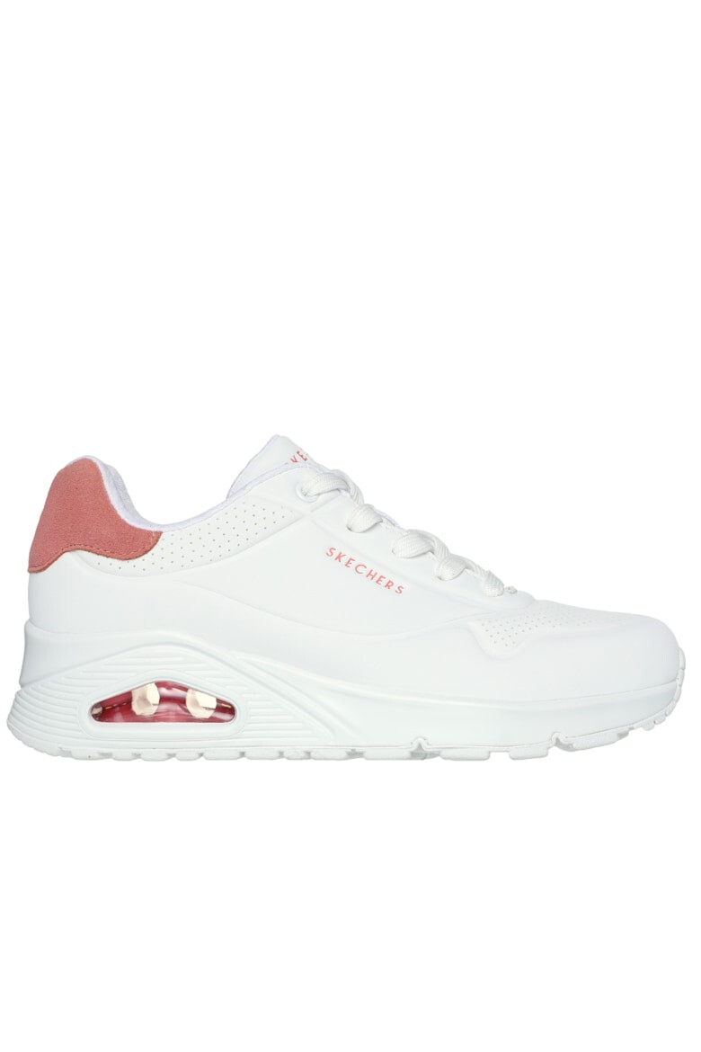 Skechers Pantofi dama sport UNO POP BACK 177092 WHITE/CORAL - Pled.ro