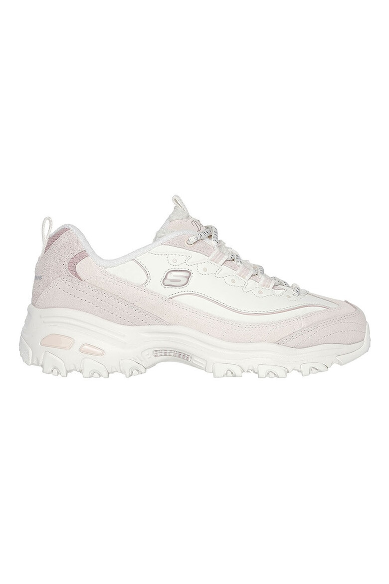 Skechers Pantofi sport cu garnituri de piele intoarsa D'Lites - Pled.ro