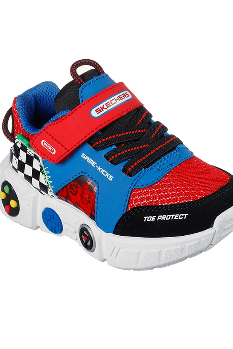 Skechers Pantofi sport cu inchidere velcro Lil Gametronix - Pled.ro