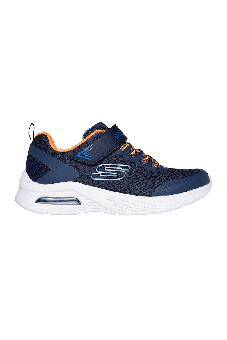 Skechers Pantofi sport cu inchidere velcro si detalii peliculizate Microspec Max - Pled.ro