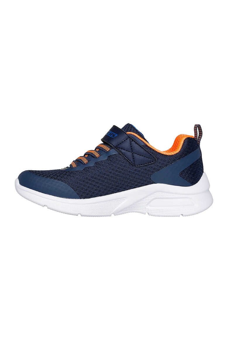 Skechers Pantofi sport cu inchidere velcro si detalii peliculizate Microspec Max - Pled.ro