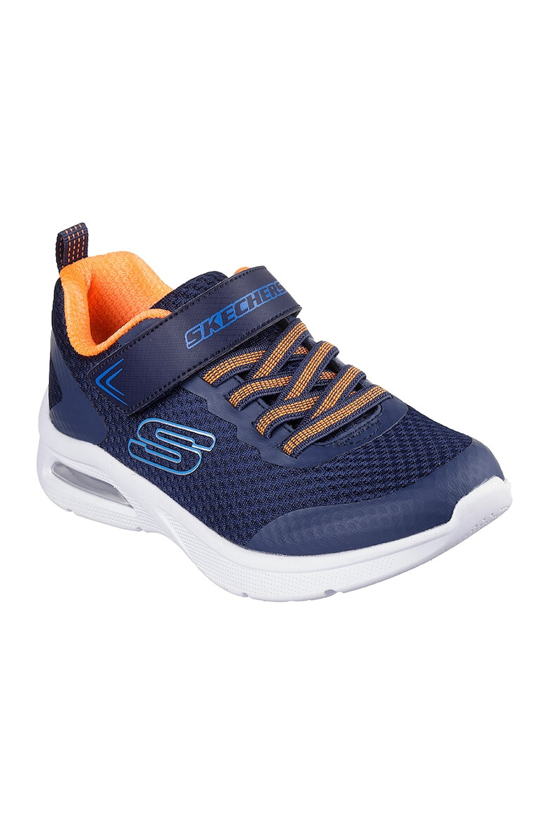 Skechers Pantofi sport cu inchidere velcro si detalii peliculizate Microspec Max - Pled.ro