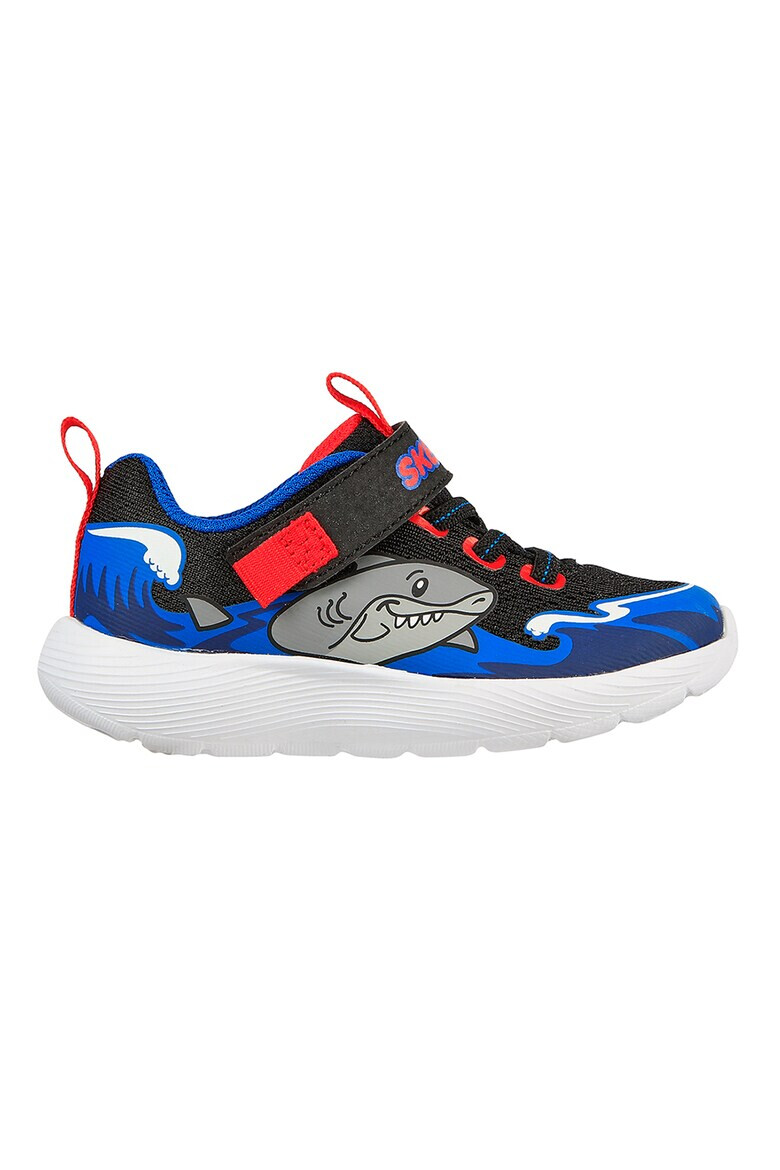 Skechers Pantofi sport cu velcro Dyna-Lite Shark Wave - Pled.ro