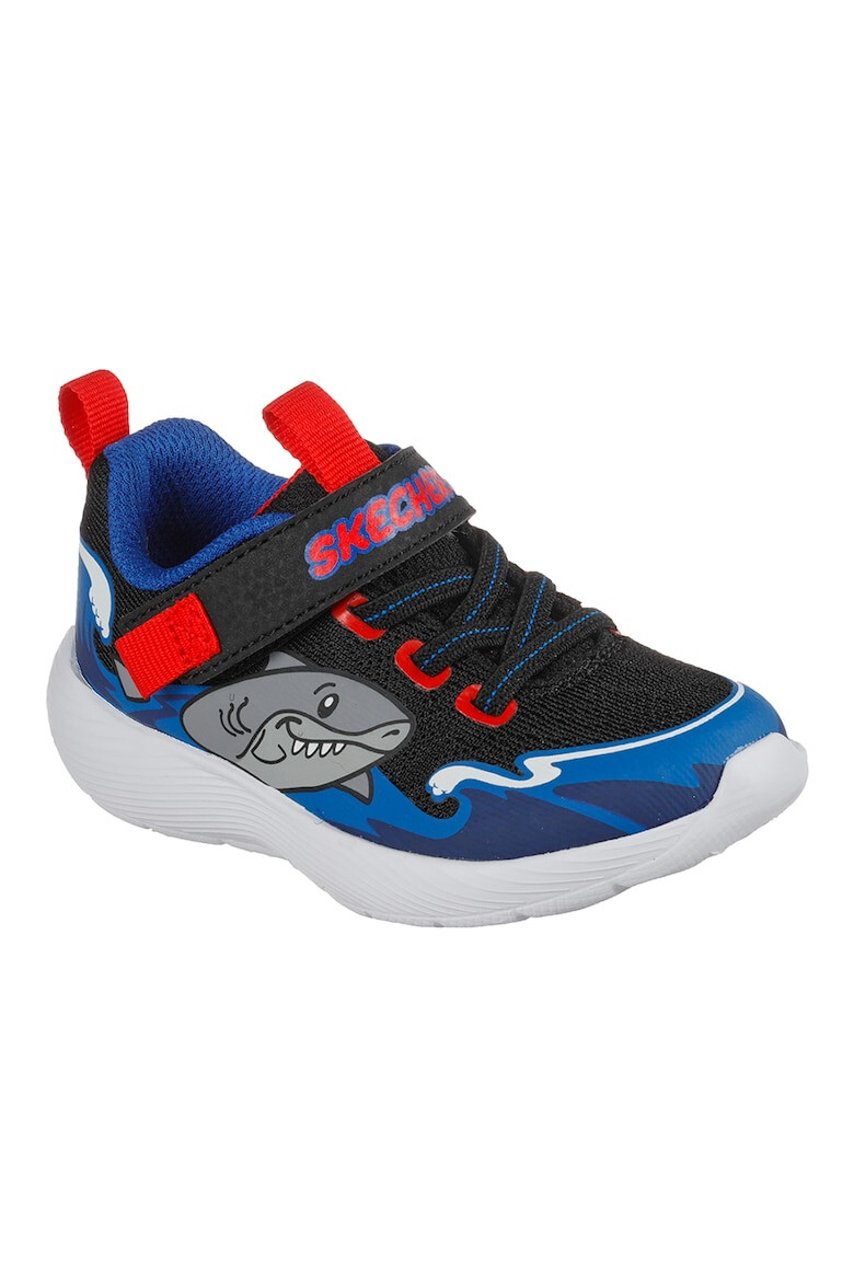 Skechers Pantofi sport cu velcro Dyna-Lite Shark Wave - Pled.ro