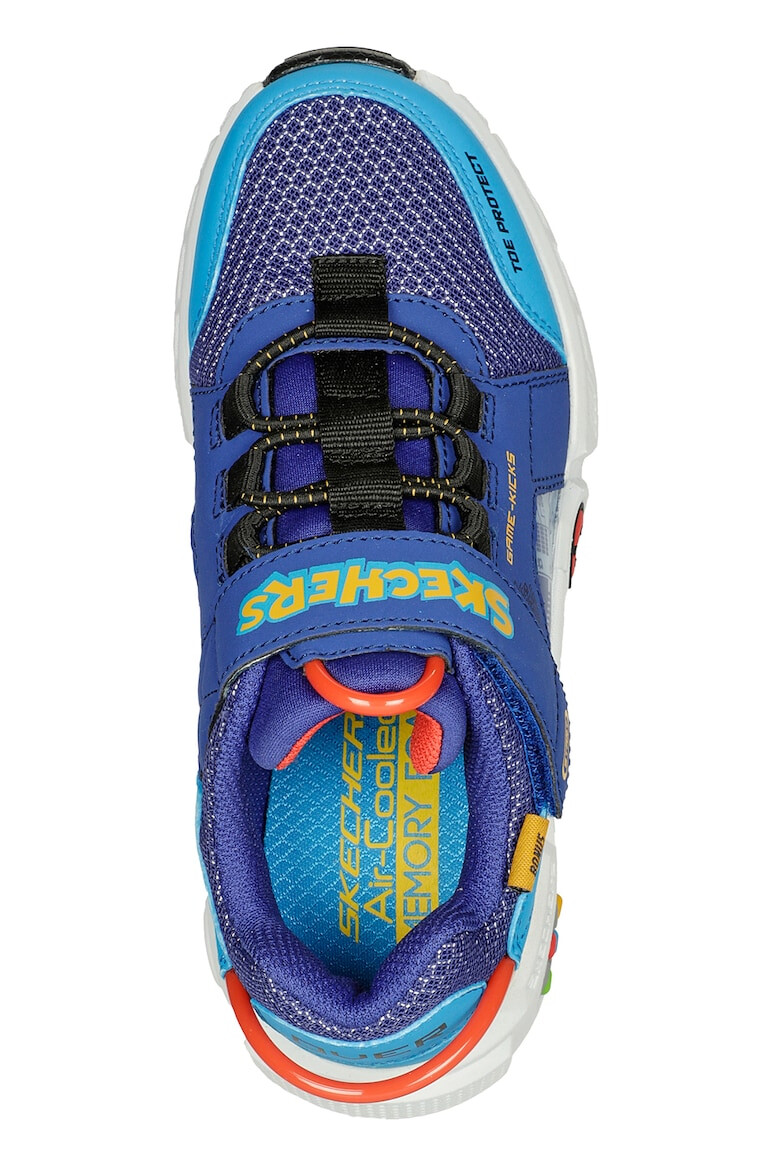 Skechers Pantofi sport cu velcro Gametronix Turcoaz Albastru royal - Pled.ro