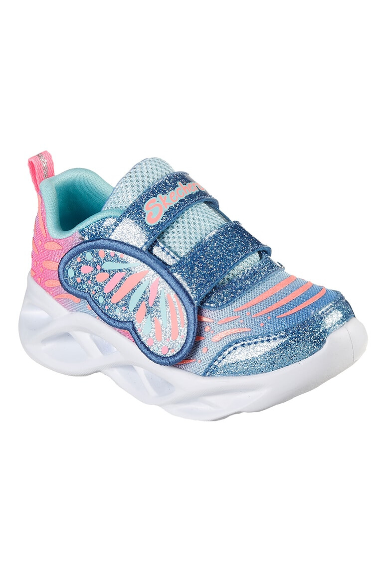 Skechers Pantofi sport cu velcro si aspect stralucitor Twisty Brights - Pled.ro