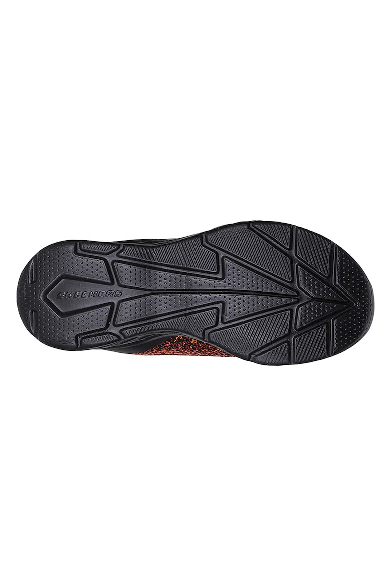 Skechers Pantofi sport cu velcro si garnituri de plasa tricotata Microspec II - Pled.ro