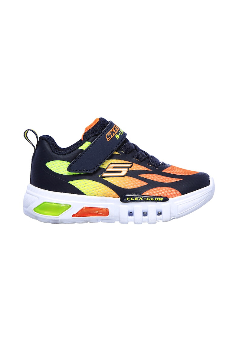 Skechers Pantofi sport cu velcro si LED-uri Flex Glow - Pled.ro