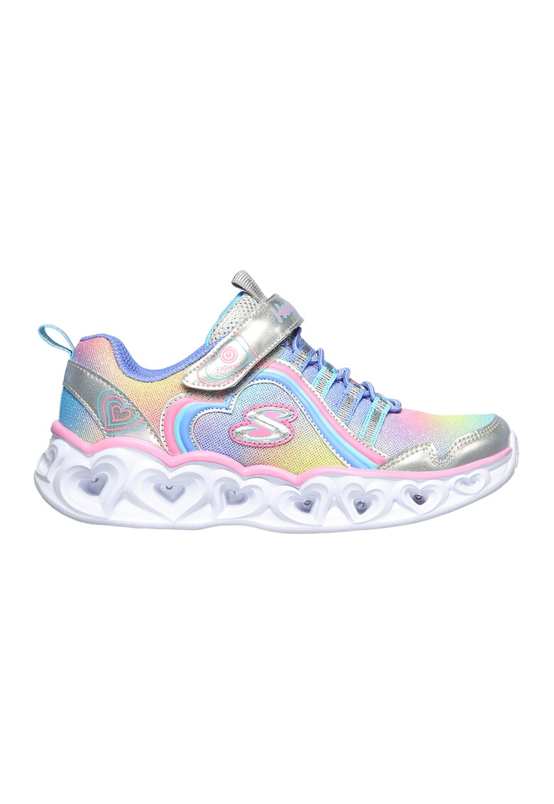 Skechers Pantofi copii cu sistem de lumini Heart Lights - Rainbow Lux - Pled.ro