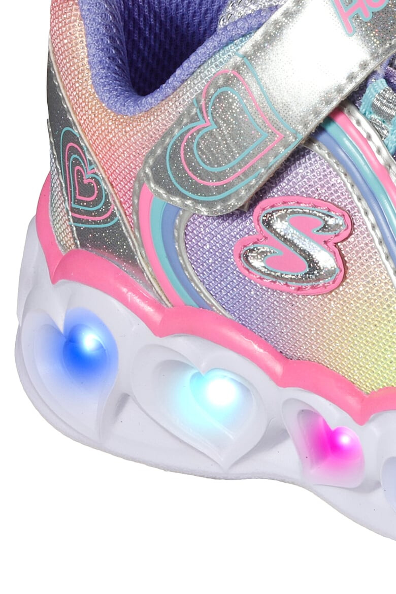 Skechers Pantofi copii cu sistem de lumini Heart Lights - Rainbow Lux - Pled.ro