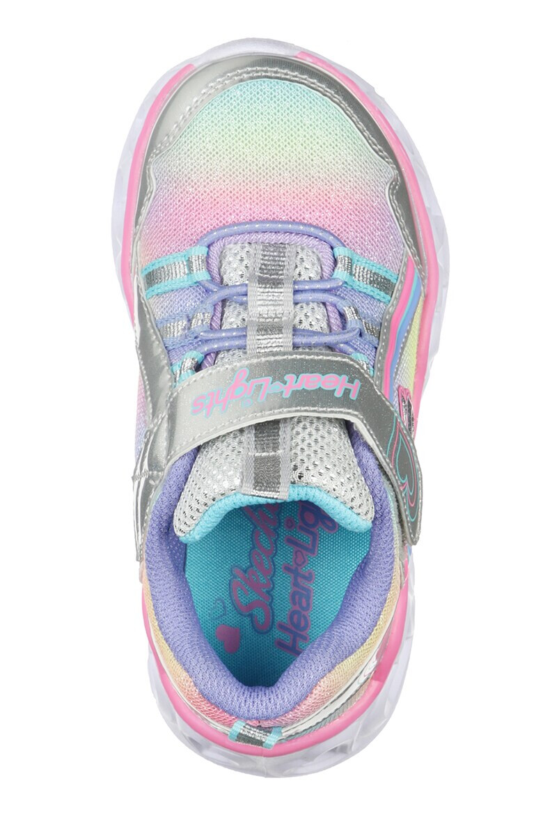 Skechers Pantofi copii cu sistem de lumini Heart Lights - Rainbow Lux - Pled.ro