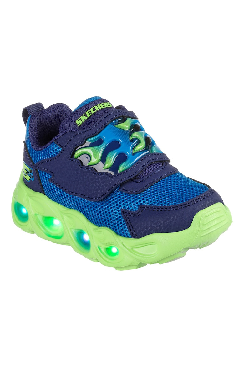 Skechers Pantofi sport cu velcro si LED-uri Thermo-Flash - Flame - Pled.ro