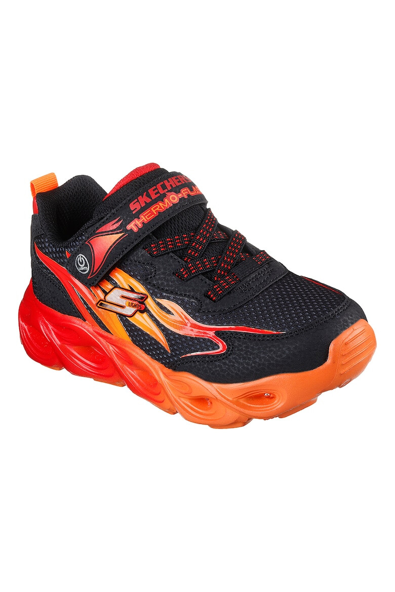 Skechers Pantofi sport cu velcro si LED-uri Thermo-Flash - Heat-Flux - Pled.ro