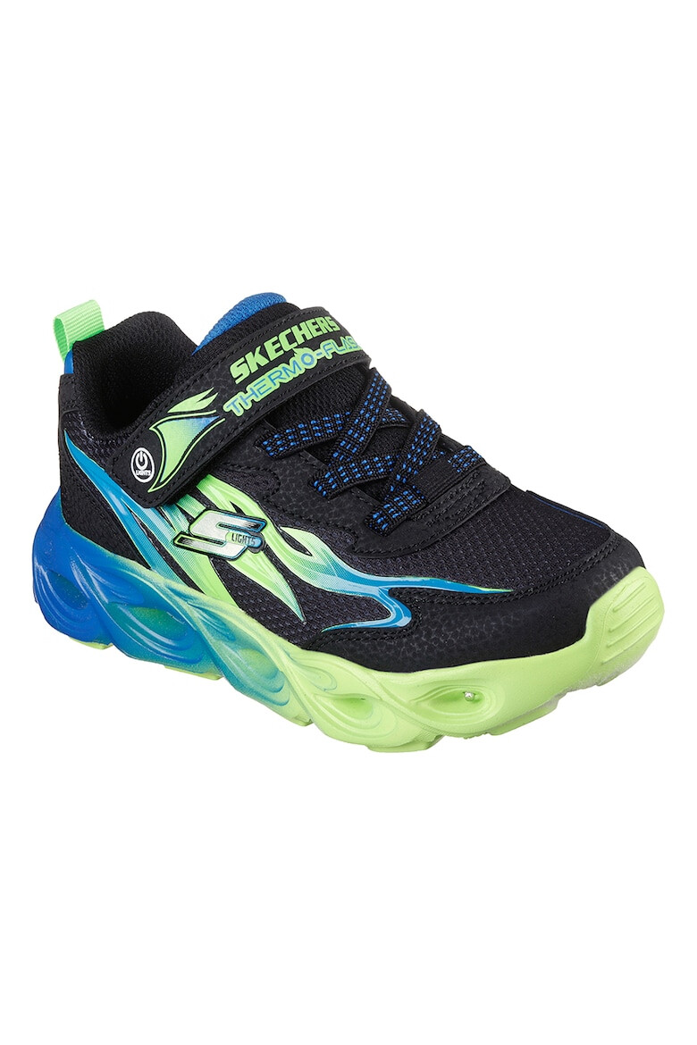 Skechers Pantofi sport cu velcro si LED-uri Thermo-Flash - Heat-Flux - Pled.ro