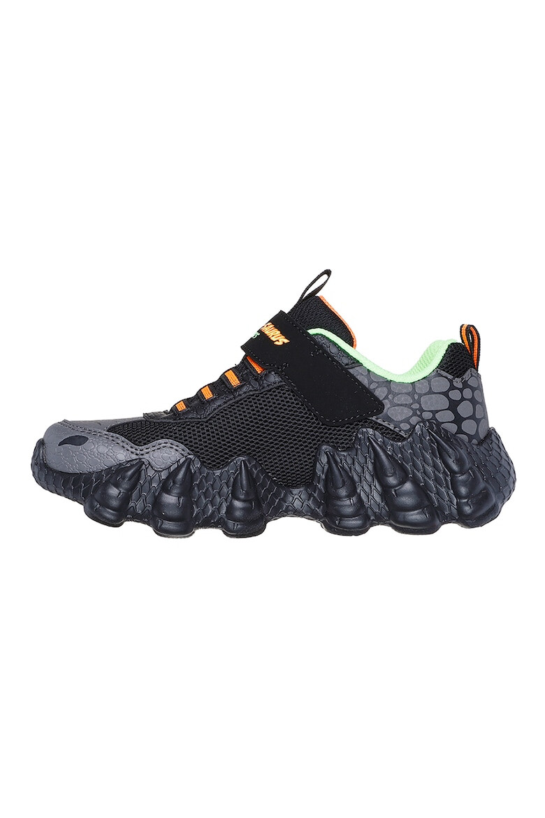 Skechers Pantofi sport cu velcro si model cu dinozaur Saurus - Pled.ro