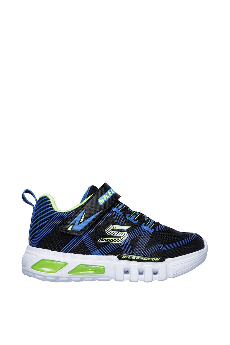 Skechers Pantofi sport cu velcro si talpa cu LED-uri Flex-Glow - Pled.ro