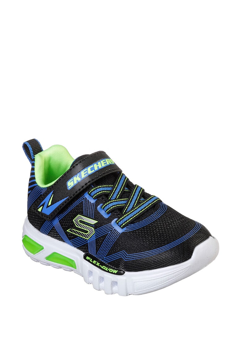 Skechers Pantofi sport cu velcro si talpa cu LED-uri Flex-Glow - Pled.ro