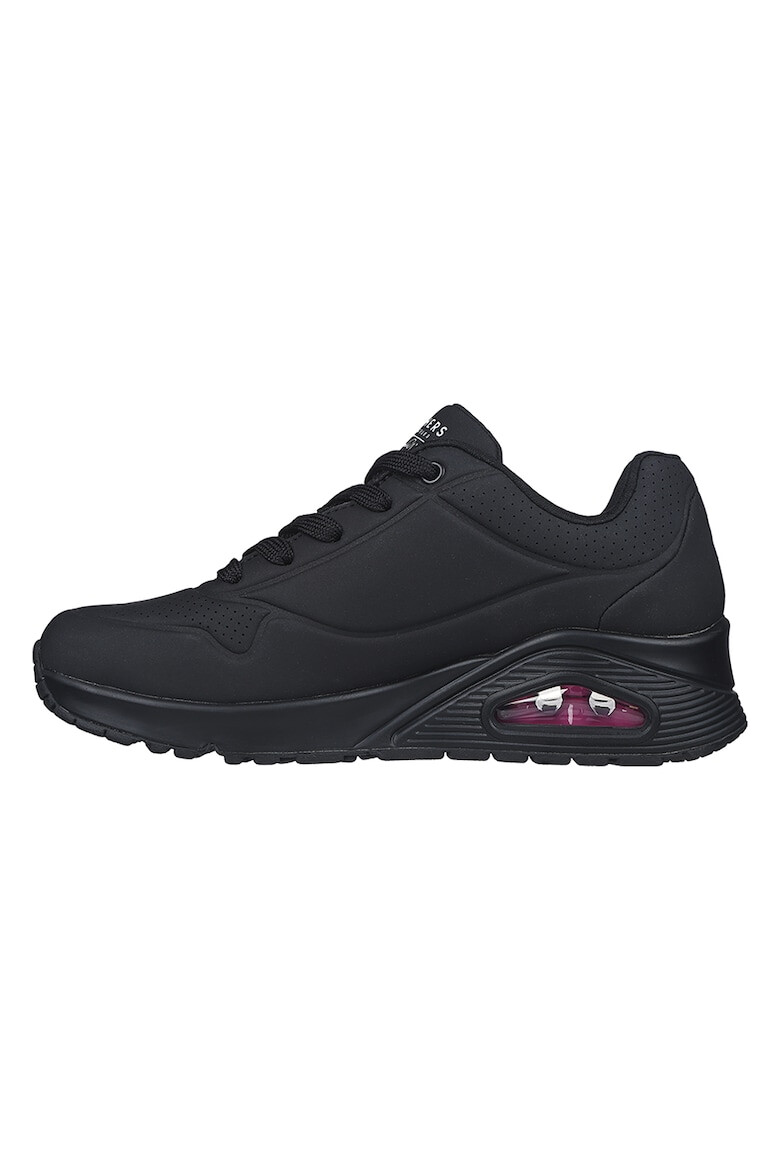 Skechers Pantofi sport de piele ecologica cu imprimeu contrastant Uno Dripping - Pled.ro