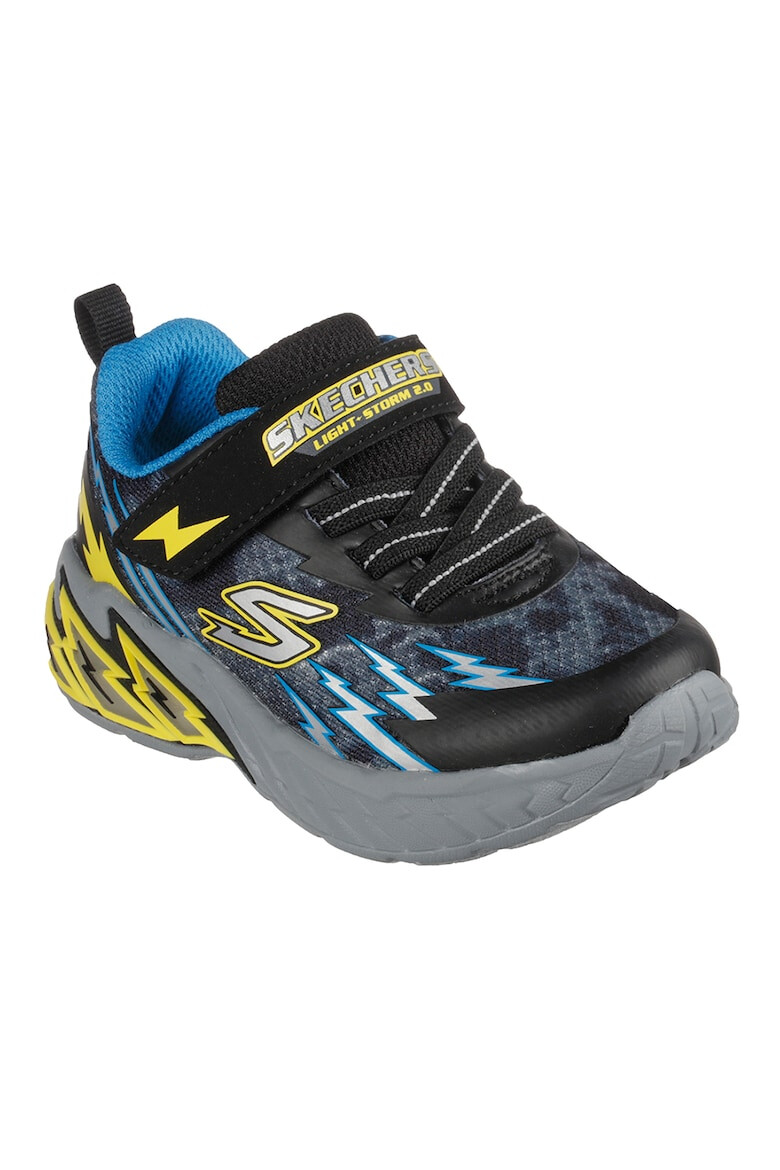 Skechers Pantofi sport de piele ecologica si material textil Light Storm 2.0 - Pled.ro