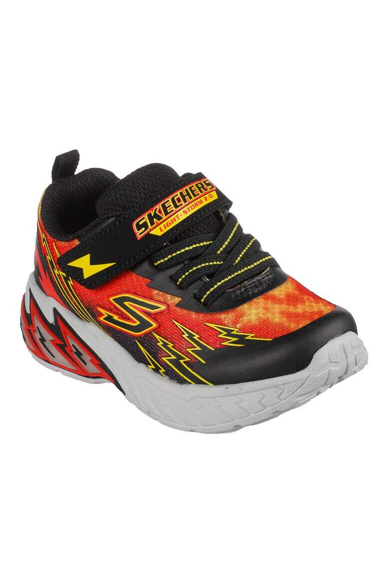 Skechers Pantofi sport de piele ecologica si material textil Light Storm 2.0 - Pled.ro