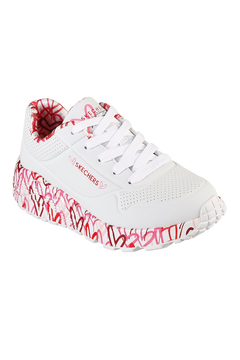 Skechers Pantofi sport de piele ecologica Uno Lite - Lovely Luv - Pled.ro