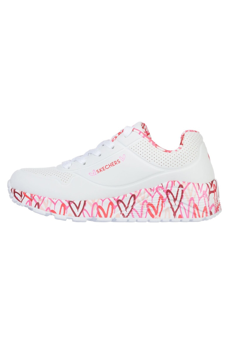 Skechers Pantofi sport de piele ecologica Uno Lite - Lovely Luv - Pled.ro